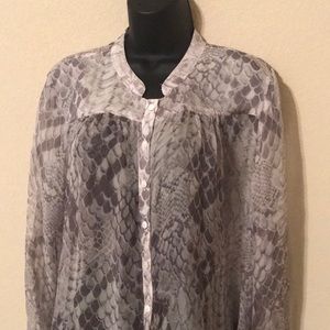 🐍Snake Print Blouse